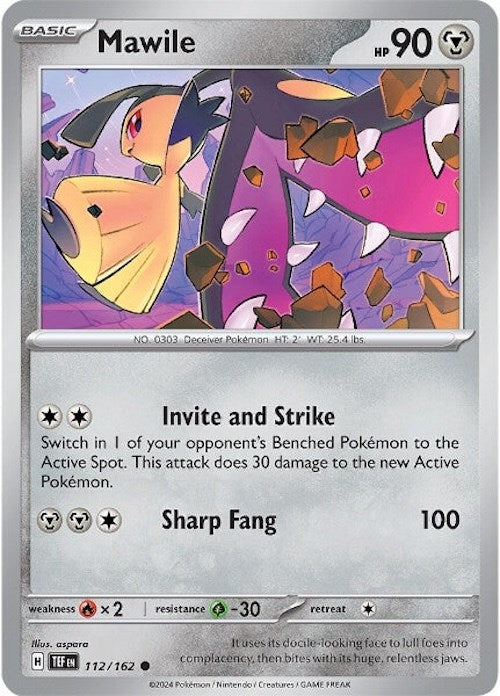 Mawile (112/162) [Scarlet & Violet: Temporal Forces] - The Mythic Store | 24h Order Processing