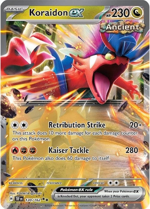 Koraidon ex (120/162) [Scarlet & Violet: Temporal Forces] - The Mythic Store | 24h Order Processing