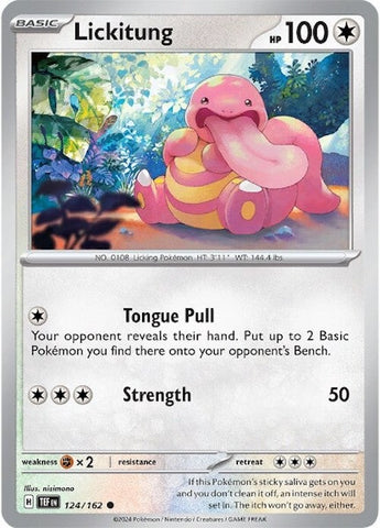 Lickitung (124/162) [Scarlet & Violet: Temporal Forces] - The Mythic Store | 24h Order Processing