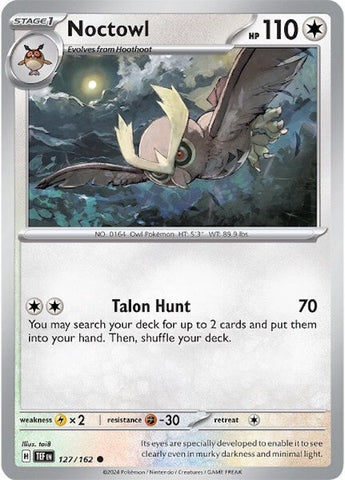 Noctowl (127/162) [Scarlet & Violet: Temporal Forces] - The Mythic Store | 24h Order Processing