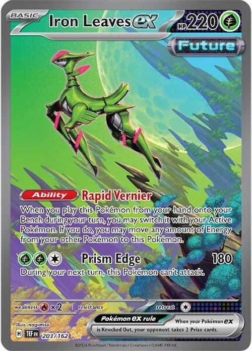 Iron Leaves ex (203/162) [Scarlet & Violet: Temporal Forces] - The Mythic Store | 24h Order Processing