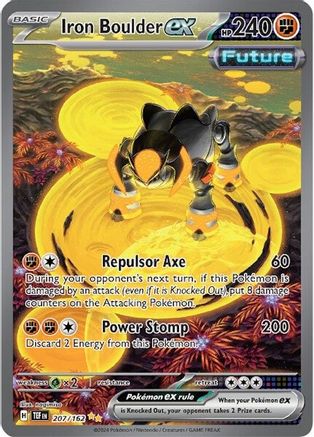 Iron Boulder ex (207/162) [Scarlet & Violet: Temporal Forces] - The Mythic Store | 24h Order Processing