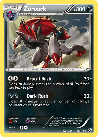 Zoroark (90/113) (Cosmos Holo) (Blister Exclusive) [Black & White: Legendary Treasures] - The Mythic Store | 24h Order Processing