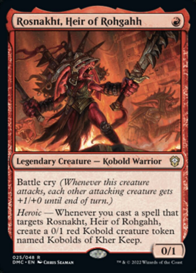 Rosnakht, Heir of Rohgahh [Dominaria United Commander] - The Mythic Store | 24h Order Processing