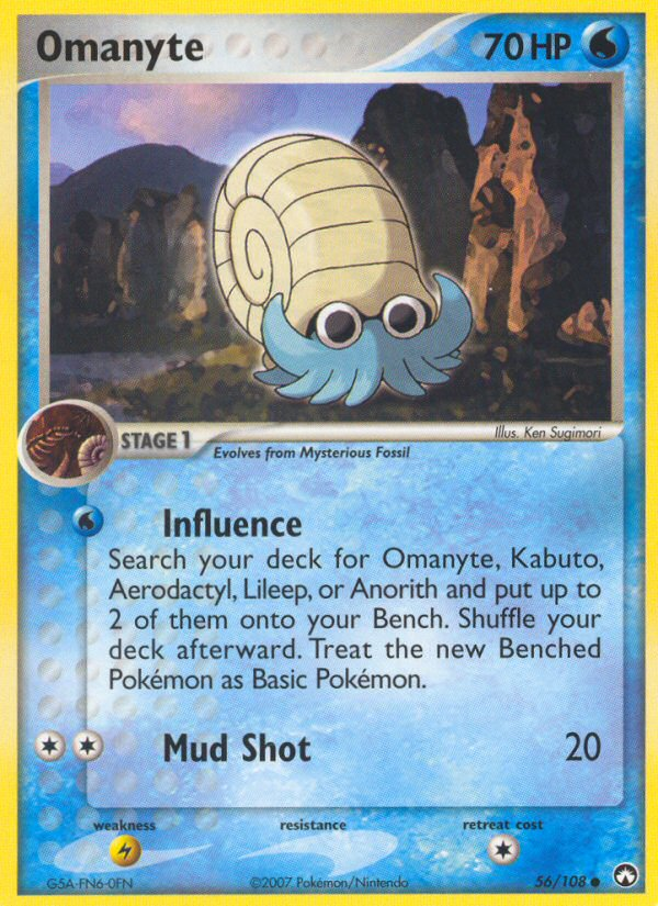 Omanyte (56/108) [EX: Power Keepers] - The Mythic Store | 24h Order Processing
