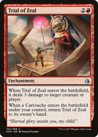 Trial of Zeal [Amonkhet] - The Mythic Store | 24h Order Processing