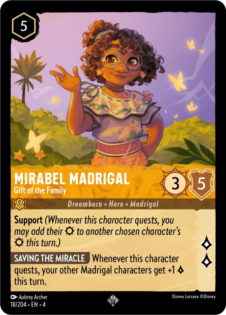 Mirabel Madrigal - Gift of the Family (18/204) [Ursula's Return] - The Mythic Store | 24h Order Processing