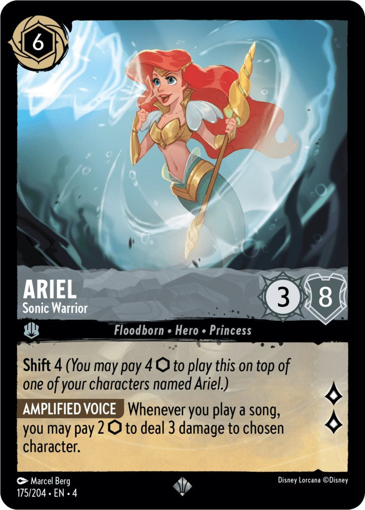 Ariel - Sonic Warrior (175/204) [Ursula's Return] - The Mythic Store | 24h Order Processing