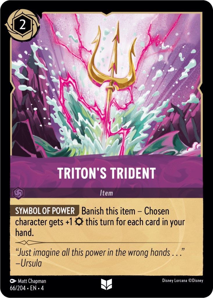 Triton's Trident (66/204) [Ursula's Return] - The Mythic Store | 24h Order Processing