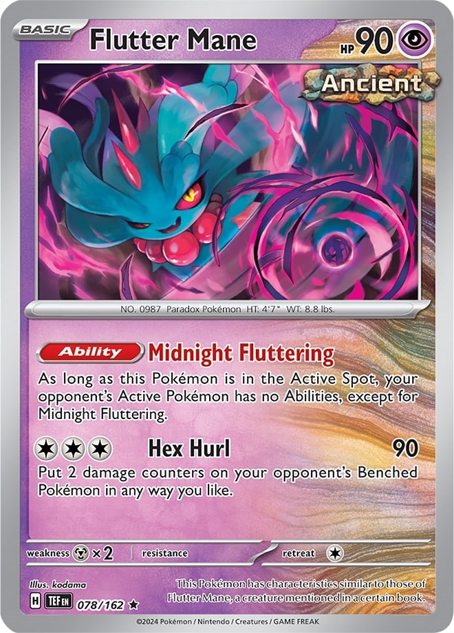 Flutter Mane (078/162) (Theme Deck Exclusive) [Scarlet & Violet: Temporal Forces] - The Mythic Store | 24h Order Processing