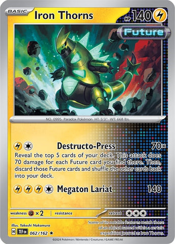 Iron Thorns (062/162) (Theme Deck Exclusive) [Scarlet & Violet: Temporal Forces] - The Mythic Store | 24h Order Processing