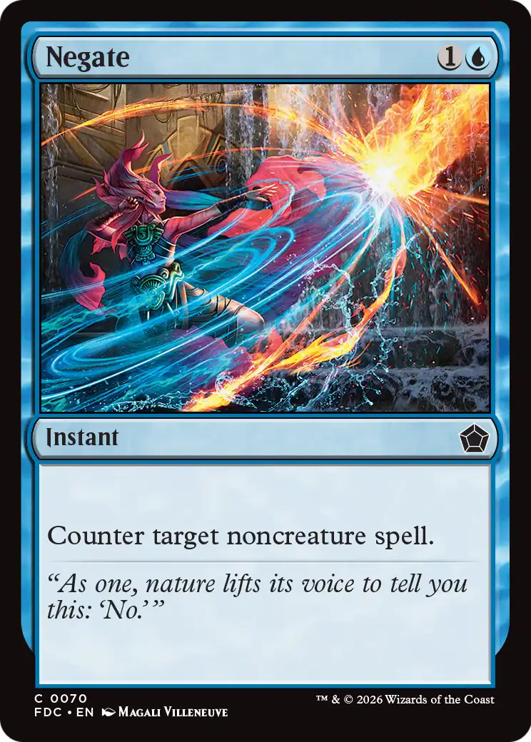 Negate [Foundations Commander] - The Mythic Store | 24h Order Processing