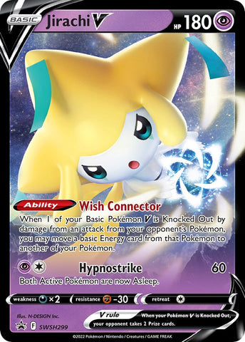 Jirachi V (SWSH299) [Sword & Shield: Black Star Promos] - The Mythic Store | 24h Order Processing