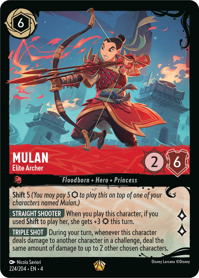 Mulan - Elite Archer (224/204) (244/204) [Illumineer's Quest: Deep Trouble] - The Mythic Store | 24h Order Processing