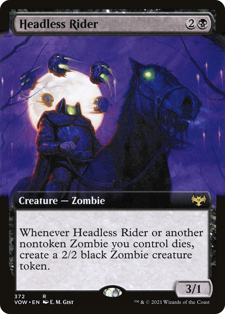 Headless Rider (Extended Art) [Innistrad: Crimson Vow] - The Mythic Store | 24h Order Processing