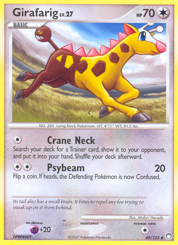 Girafarig (49/123) [Diamond & Pearl: Mysterious Treasures] - The Mythic Store | 24h Order Processing