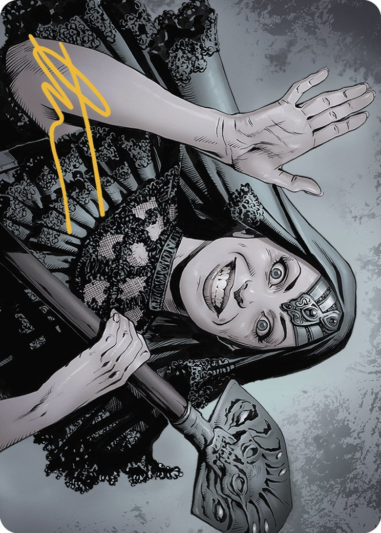 Gisa, the Hellraiser Art Card (Gold-Stamped Signature) [Outlaws of Thunder Junction Art Series] - The Mythic Store | 24h Order Processing