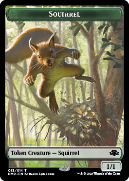 Goblin // Squirrel Double-Sided Token [Dominaria Remastered Tokens] - The Mythic Store | 24h Order Processing