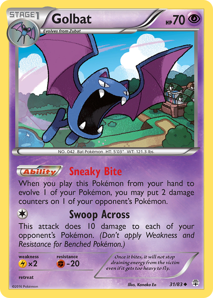 Golbat (31/83) [XY: Generations] - The Mythic Store | 24h Order Processing