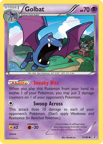 Golbat (31/83) [XY: Generations] - The Mythic Store | 24h Order Processing