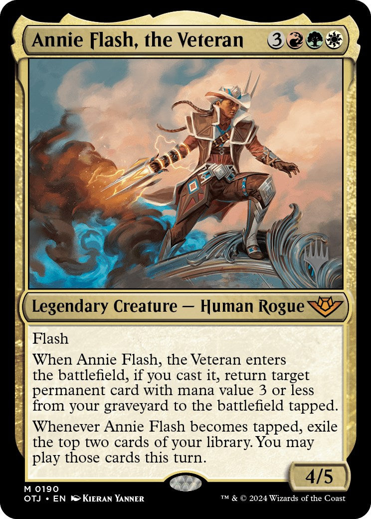 Annie Flash, the Veteran (Promo Pack) [Outlaws of Thunder Junction Promos] - The Mythic Store | 24h Order Processing