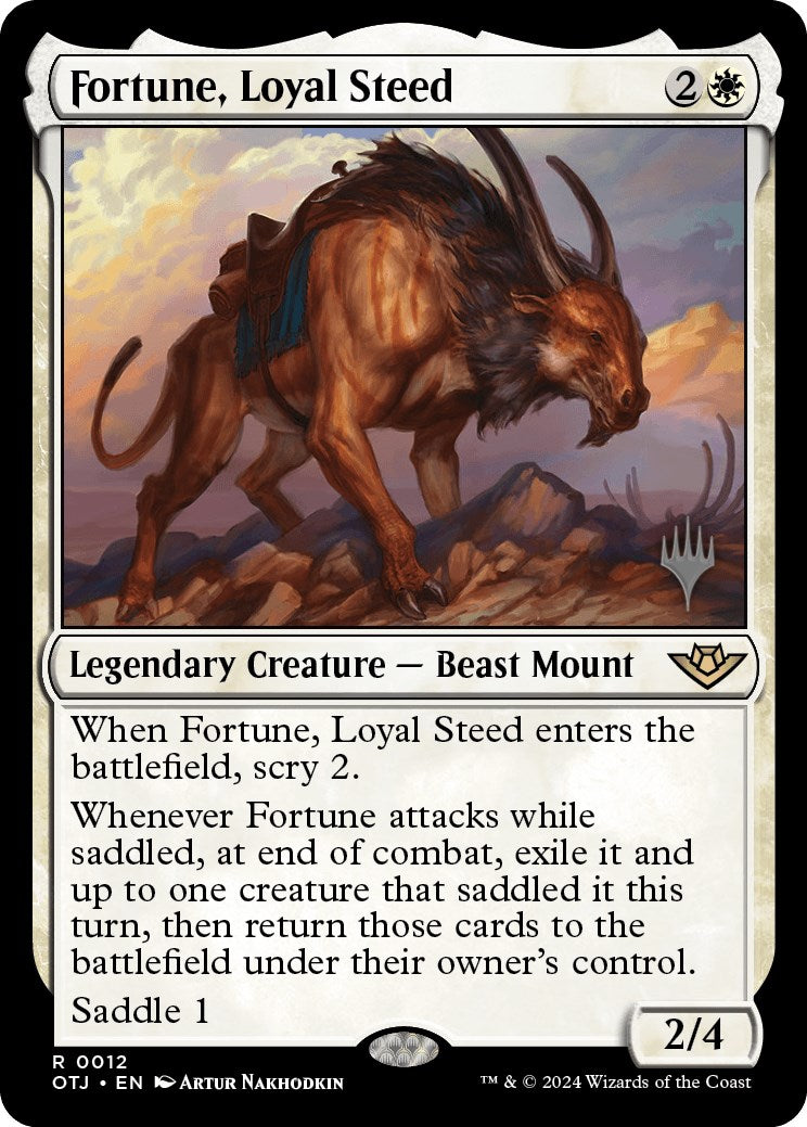 Fortune, Loyal Steed (Promo Pack) [Outlaws of Thunder Junction Promos] - The Mythic Store | 24h Order Processing