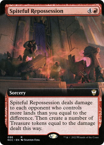 Spiteful Repossession (Extended Art) [Streets of New Capenna Commander] - The Mythic Store | 24h Order Processing