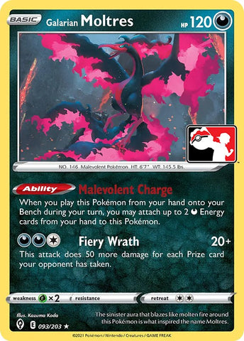 Galarian Moltres (093/203) [Prize Pack Series One] - The Mythic Store | 24h Order Processing