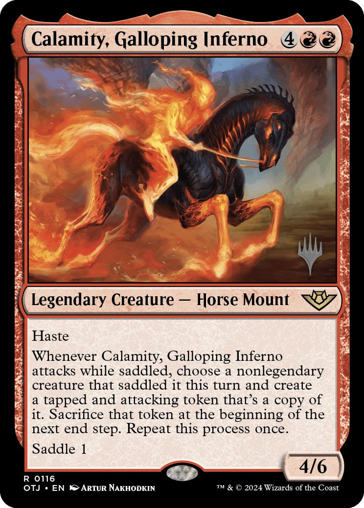 Calamity, Galloping Inferno (Promo Pack) [Outlaws of Thunder Junction Promos] - The Mythic Store | 24h Order Processing