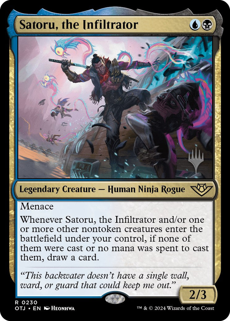 Satoru, the Infiltrator (Promo Pack) [Outlaws of Thunder Junction Promos] - The Mythic Store | 24h Order Processing