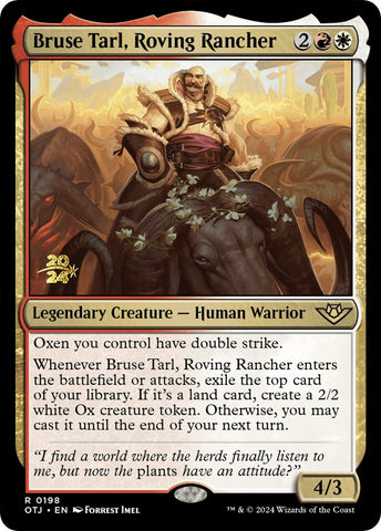Bruse Tarl, Roving Rancher [Outlaws of Thunder Junction Prerelease Promos] - The Mythic Store | 24h Order Processing