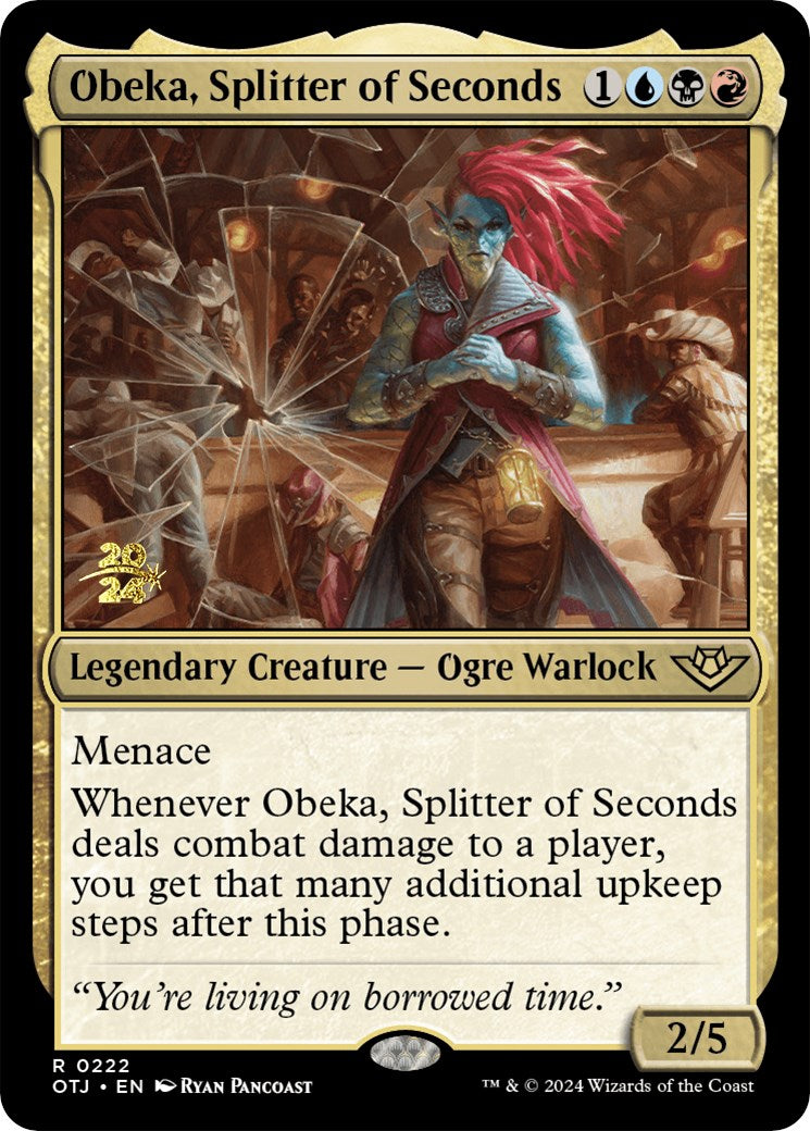 Obeka, Splitter of Seconds [Outlaws of Thunder Junction Prerelease Promos] - The Mythic Store | 24h Order Processing