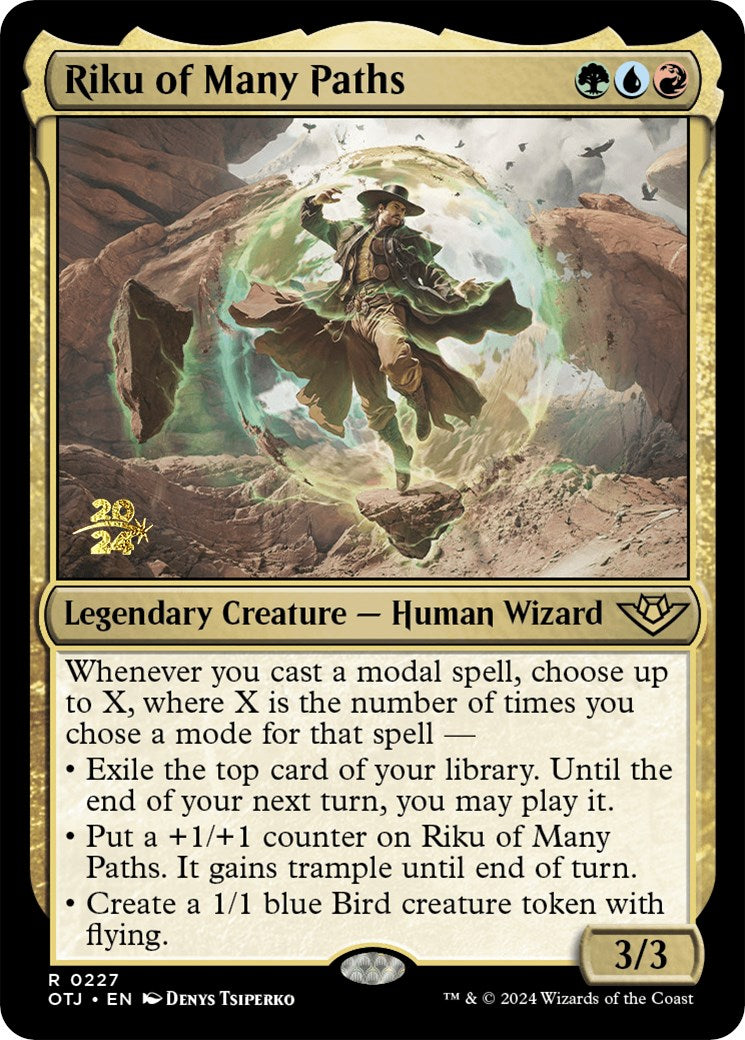 Riku of Many Paths [Outlaws of Thunder Junction Prerelease Promos] - The Mythic Store | 24h Order Processing