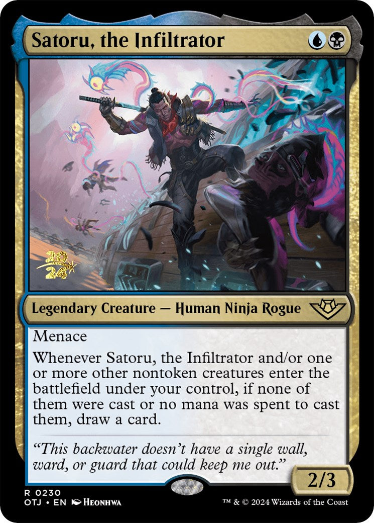 Satoru, the Infiltrator [Outlaws of Thunder Junction Prerelease Promos] - The Mythic Store | 24h Order Processing