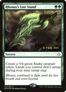 Rhonas's Last Stand [Hour of Devastation Prerelease Promos] - The Mythic Store | 24h Order Processing