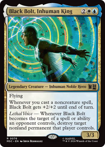 Black Bolt, Inhuman King [Marvel Super Heroes Commander] - The Mythic Store | 24h Order Processing