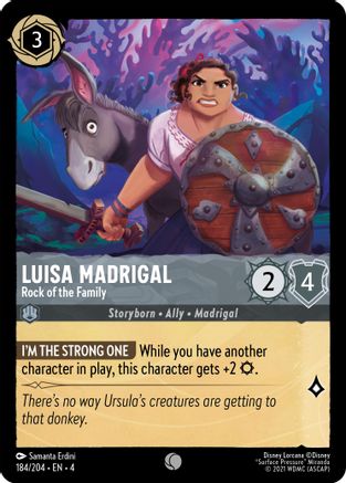 Luisa Madrigal - Rock of the Family (184/204) [Ursula's Return] - The Mythic Store | 24h Order Processing