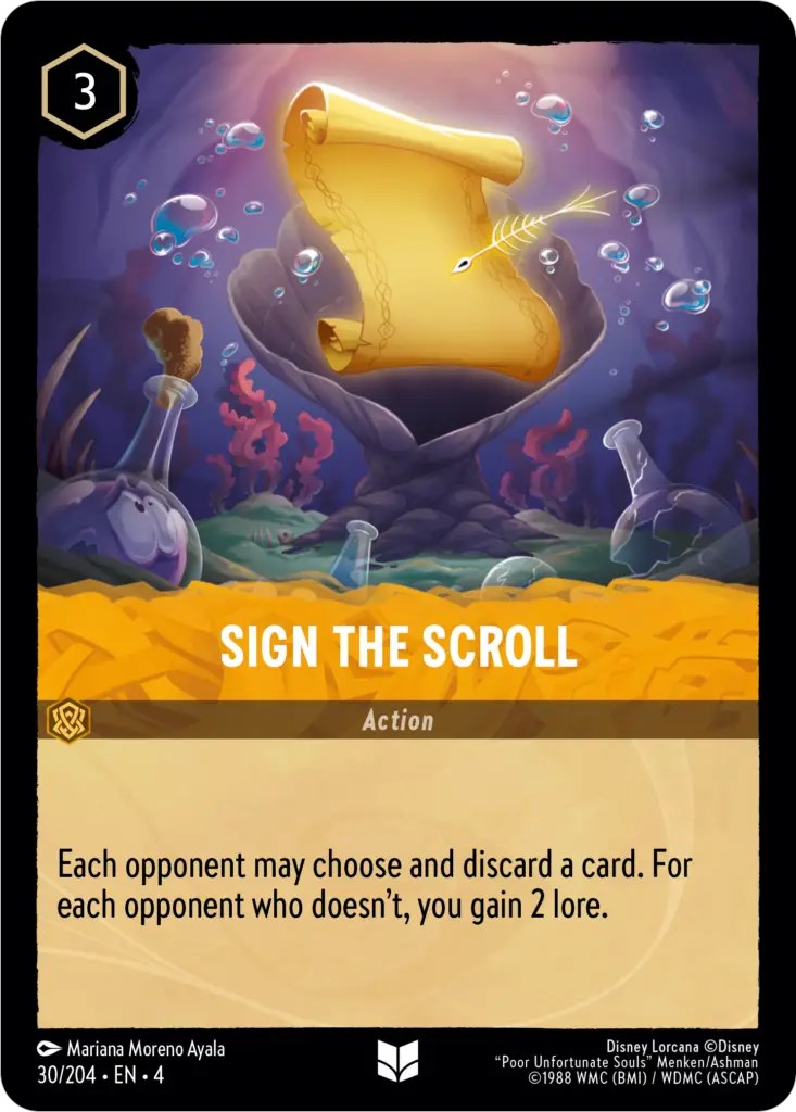 Sign the Scroll (30/204) [Ursula's Return] - The Mythic Store | 24h Order Processing