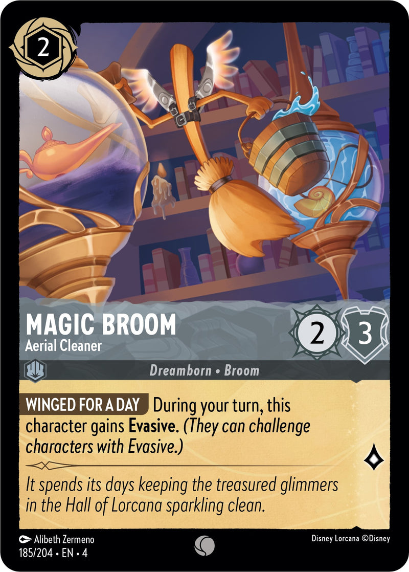 Magic Broom - Aerial Cleaner (185/204) [Ursula's Return] - The Mythic Store | 24h Order Processing