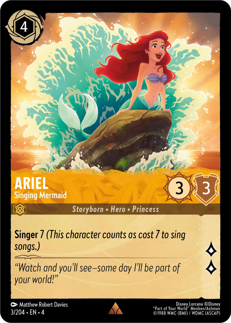 Ariel - Singing Mermaid (3/204) [Ursula's Return] - The Mythic Store | 24h Order Processing