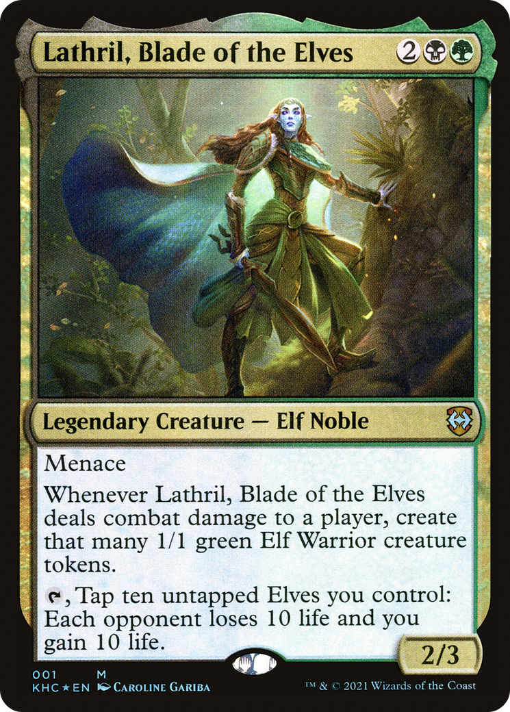 Lathril, Blade of the Elves [Kaldheim Commander] - The Mythic Store | 24h Order Processing