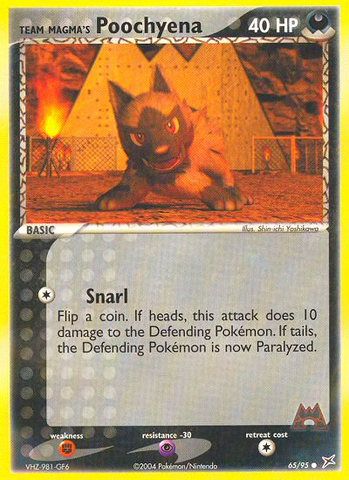 Team Magma's Poochyena (65/95) [EX: Team Magma vs Team Aqua] - The Mythic Store | 24h Order Processing