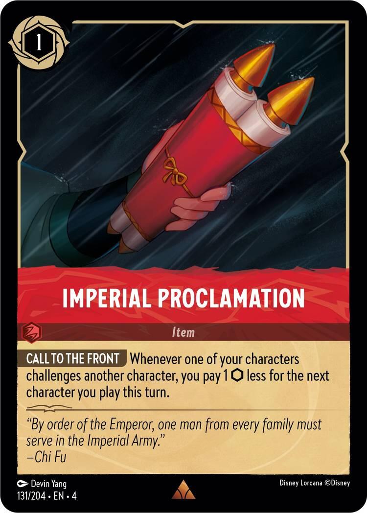 Imperial Proclamation (131/204) [Ursula's Return] - The Mythic Store | 24h Order Processing