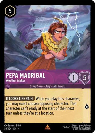 Pepa Madrigal - Weather Maker (53/204) [Ursula's Return] - The Mythic Store | 24h Order Processing