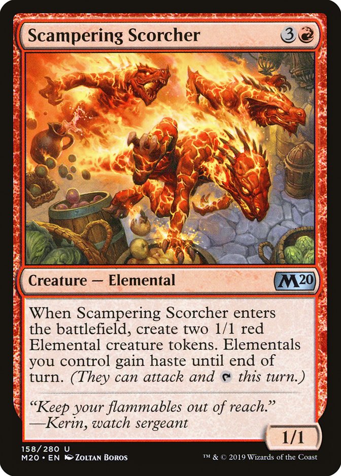 Scampering Scorcher [Core Set 2020] - The Mythic Store | 24h Order Processing