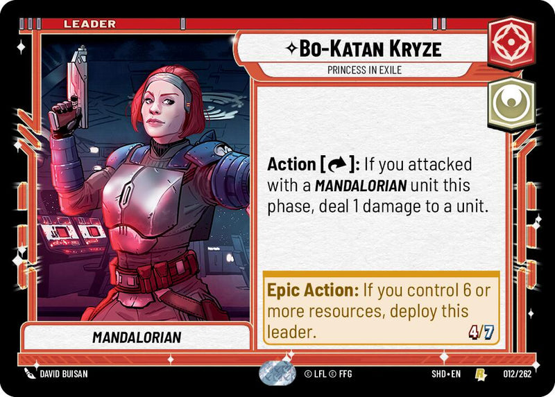 Bo-Katan Kryze - Princess in Exile (012/262) [Shadows of the Galaxy] - The Mythic Store | 24h Order Processing