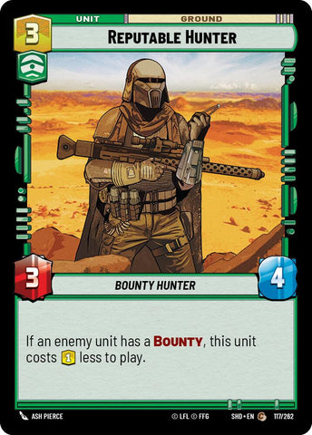 Reputable Hunter (117/262) (117/262) [Shadows of the Galaxy] - The Mythic Store | 24h Order Processing