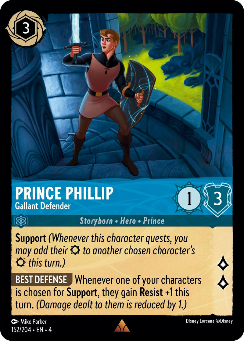 Prince Phillip - Gallant Defender (152/204) [Ursula's Return] - The Mythic Store | 24h Order Processing