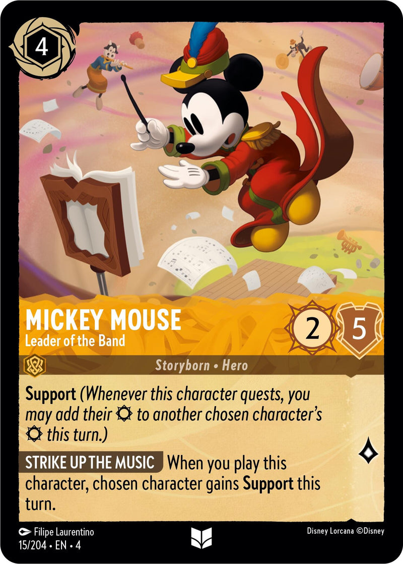 Mickey Mouse - Leader of the Band (15/204) [Ursula's Return] - The Mythic Store | 24h Order Processing