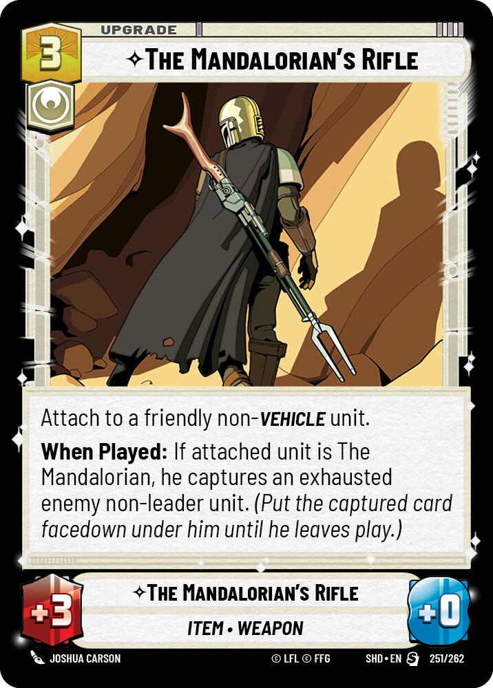 The Mandalorian's Rifle (251/262) [Shadows of the Galaxy] - The Mythic Store | 24h Order Processing